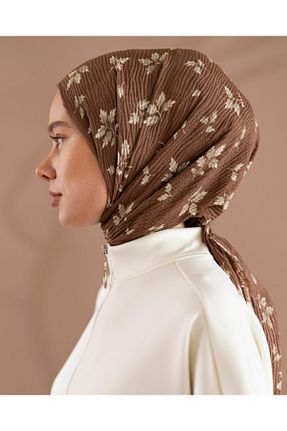شال بژ زنانه پنبه ای Mor Kadife - کد 926912811