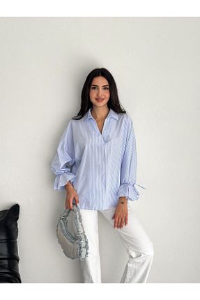 پیراهن آبی زنانه رگولار Genel Markalar - کد 926922153