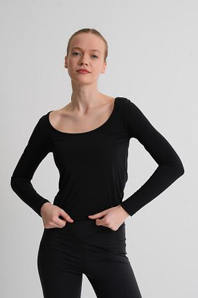 بلوز مشکی زنانه ساده ALEXANDERGARDI - کد 926913035