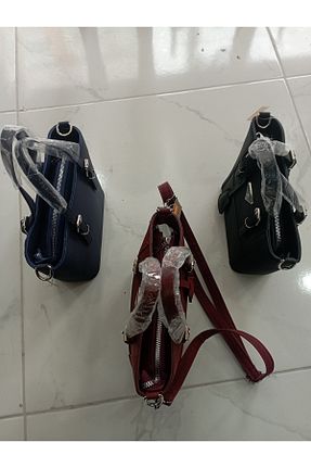 کیف دوشی زرشکی زنانه چرم مصنوعی Lousiana - کد 926927874