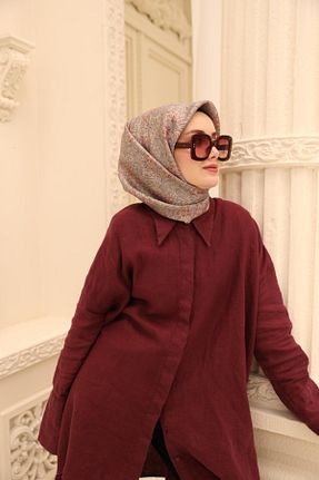 روسری زرشکی İpek Tivil Silk Home - کد 926283607
