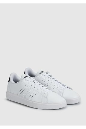 کفش اسنیکر سفید زنانه چرم مصنوعی adidas - کد 838683495