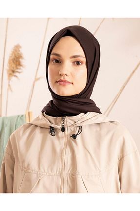 شال قهوه ای زنانه پلی استر Mor Kadife - کد 926922782