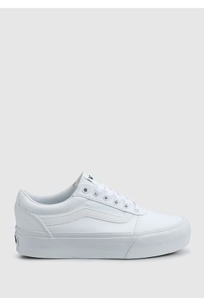 کفش اسنیکر سفید زنانه بند دار Vans - کد 37468214