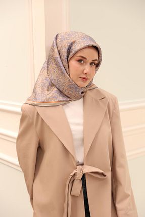 روسری بژ İpek Tivil Silk Home - کد 926283596