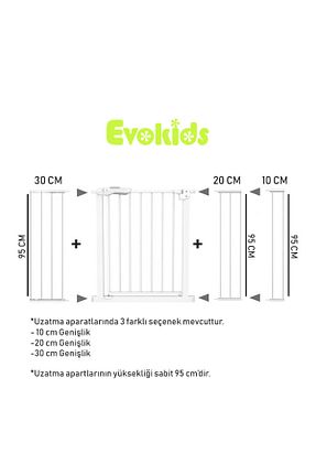 درب امنیتی سفید Evokids - کد 33518566