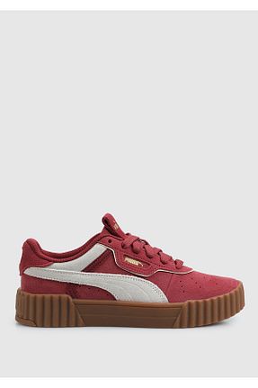 کفش اسنیکر قرمز زنانه بند دار Puma - کد 886842604