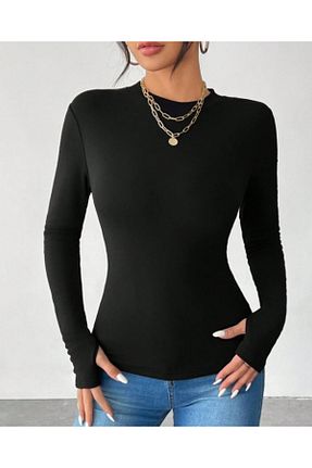 بادی حجاب مشکی زنانه پنبه ای LADY HAZAL - کد 857560478