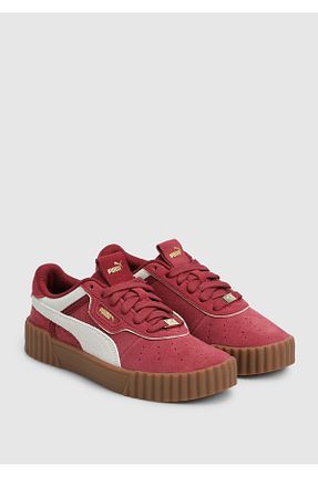 کفش اسنیکر قرمز زنانه بند دار Puma - کد 886842604