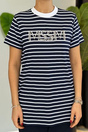 تونیک حجاب سرمه ای زنانه ویسکون Missemramiss - کد 926936472