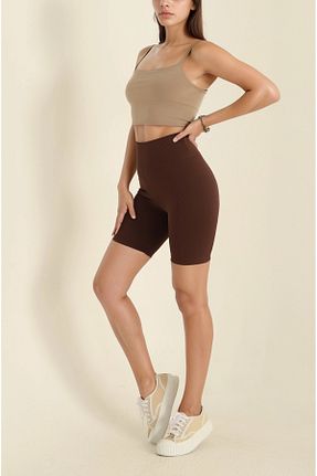 ساق شلواری قهوه ای زنانه بافت Bled - کد 817426001
