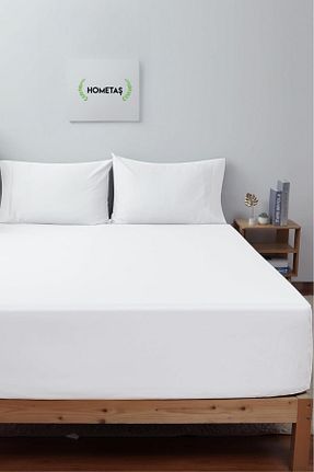 ست ملحفه دونفره سفید پنبه ای Hometaş Ev Ürünleri - کد 924462538
