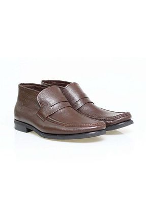 بوت / نیم بوت قهوه ای مردانه پاشنه تخت Butik - کد 926949026