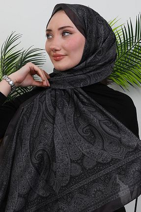 شال قهوه ای زنانه پلی استر Genel Markalar - کد 929654424