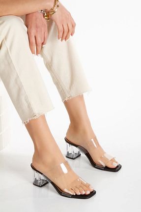 دمپائی مشکی زنانه چرم مصنوعی SOFT FASHION - کد 926949023