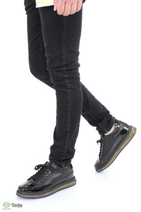 کفش کژوال مشکی مردانه چرم خالص MARCOMEN - کد 926959787
