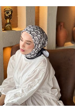 روسری مشکی پنبه ای Modakaşmir - کد 926997171