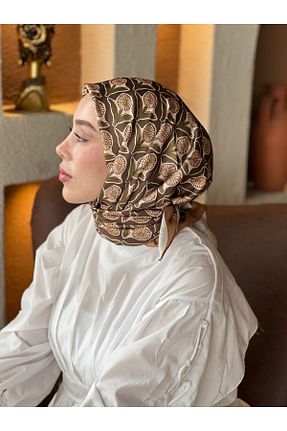 روسری قهوه ای İpek Tivil Modakaşmir - کد 926998355