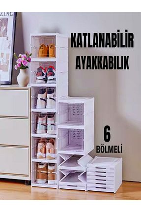 جا کفشی سفید پلاستیک UZUNKAYA HOME - کد 926996835