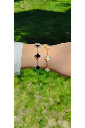دستبند استیل (فولاد) بژ زنانه استیل (فولاد) Anziano bijuteri - کد 926854132