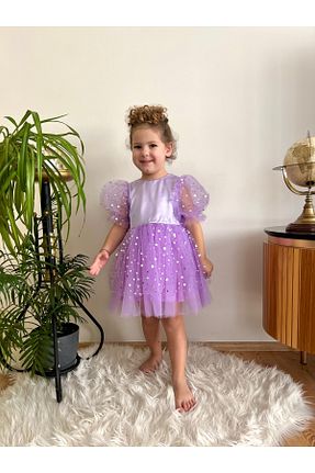 لباس بنفش بچه گانه بافتنی penu baby kids - کد 926962253