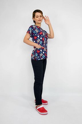 لباس کار سرمه ای Nur Medikal Giyim - کد 83168754