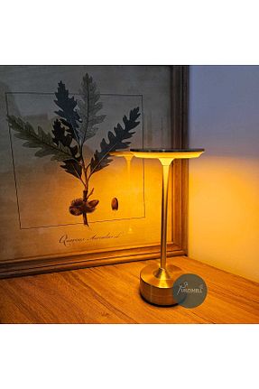 چراغ مطالعه / رومیزی طلائی فلزی Cata - کد 867102921
