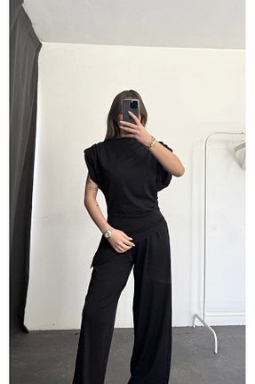 ست گرمکن رنگی زنانه پاچه گشاد nona butik - کد 927049332