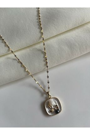 گردنبند استیل ( فولاد ) سفید زنانه استیل (فولاد) Nilsu Jewellery Accessory - کد 927069961