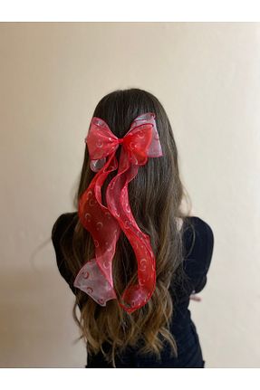 گیره سر قرمز زنانه sema aksesuar - کد 918349940