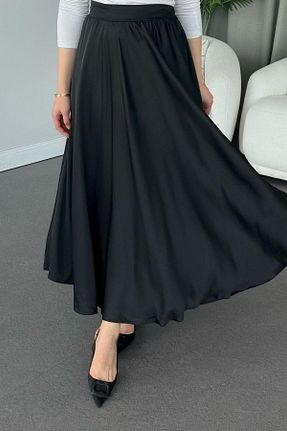 دامن حجاب مشکی رگولار HAZA MODA - کد 927079958