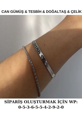 دستبند استیل (فولاد) زنانه استیل (فولاد) Doğaltaş - کد 777830894
