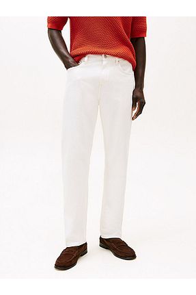 شلوار جین نباتی مردانه پاچه لوله تفنگی Tommy Hilfiger - کد 927122623