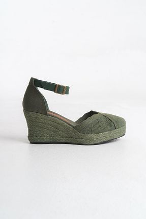 صندل خاکی زنانه پاشنه پر Elile Shoes - کد 927141716
