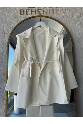 کت حجاب سفید زنانه Straight Butik - کد 927123813