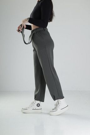 شلوار سبز زنانه پاچه کش دار COCOPELLI - کد 927131316