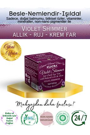 رژگونه بنفش Işıltılı Kuatra - کد 899096905