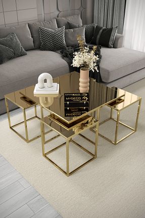 زیگون طلائی فلزی home plus mobilya - کد 783684171