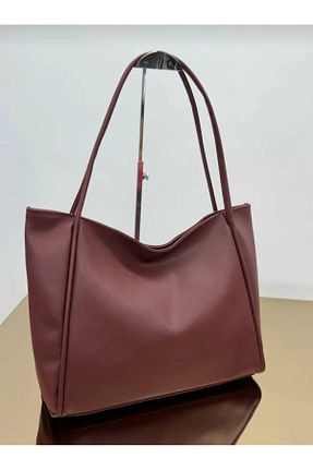 کیف دوشی زرشکی زنانه چرم مصنوعی Store - کد 927140689