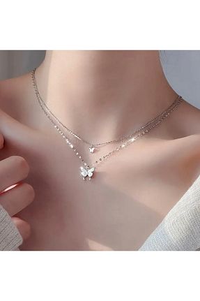 گردنبند استیل ( فولاد ) زنانه استیل (فولاد) Home - کد 876373526