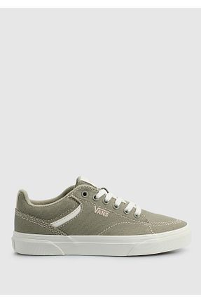 کفش اسنیکر خاکی زنانه بند دار Vans - کد 901675412