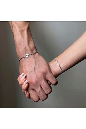 دستبند استیل (فولاد) طوسی استیل ضد زنگ Home - کد 899803700
