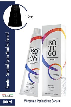 رنگ مو مشکی botegohair - کد 670860468