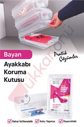 نظم دهنده کفش نارنجی پلاستیک Dükkanönü - کد 335690170