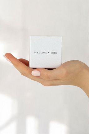 انگشتر نقره زنانه زیرکن Pure Love ATELIER - کد 789283951