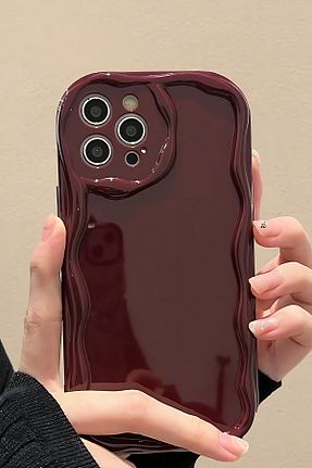 کاور و قاب زرشکی iPhone 14 Pro Max Fibaks - کد 926684953