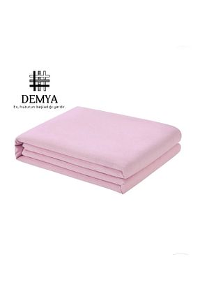 ست ملحفه تکنفره صورتی پنبه Demya Home - کد 925766523