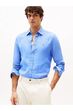 پیراهن آبی مردانه رگولار Tommy Hilfiger - کد 927174183