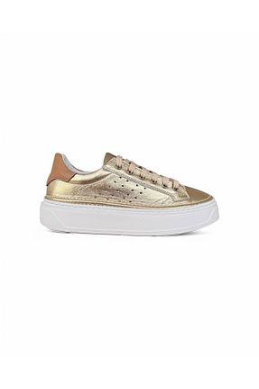 کفش اسنیکر متالیک زنانه چرم اصل Vrs Shoes - کد 927173879