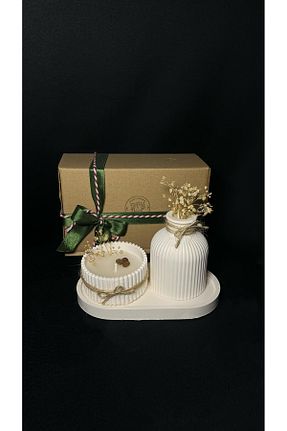 شمع سفید Gül Home - کد 927196882